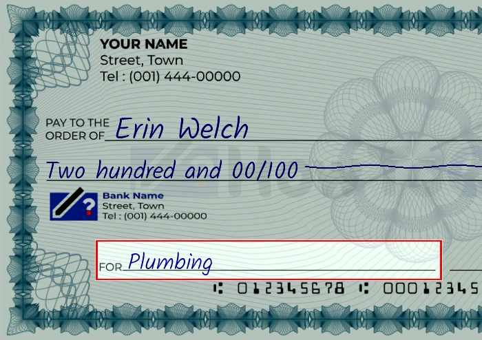 $200 Check - How to Write a Check for 200 Dollars?