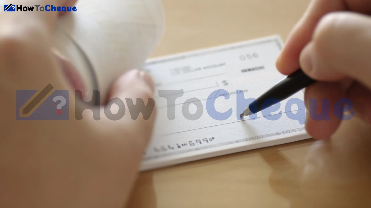 How to write a check